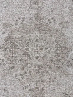 Vintage-Teppich, Silver -Haushaltsgegenstände Geschäft LaRochelle VintageTeppich Grau Silber 160x230 lup