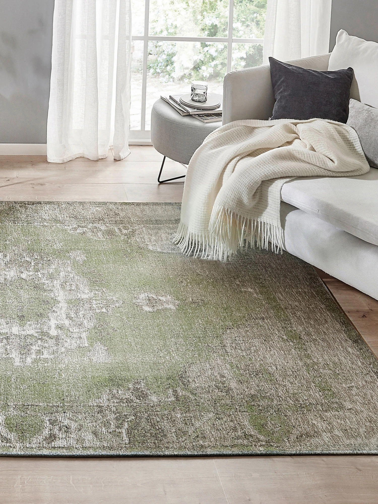 Vintage-Teppich, Green 1 Vintage-Teppich, Green