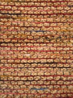 Hanf-Teppich, Multired -Haushaltsgegenstände Geschäft Laelia FlachgewebeTeppich Terrcotta Multired 190x280 lup