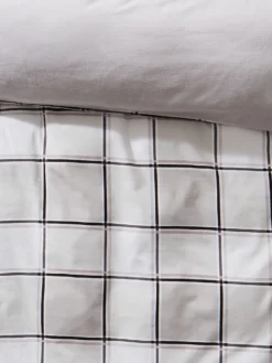 Flanell-Bettwäsche, Silber -Haushaltsgegenstände Geschäft Laholm Bettwaesche Grau Silber 135x200 lup