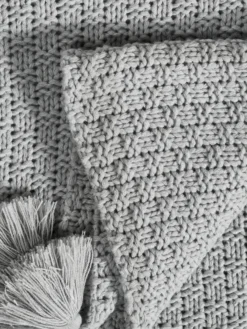 Decke, Grau -Haushaltsgegenstände Geschäft Lana Decke Grau 150x200 lup