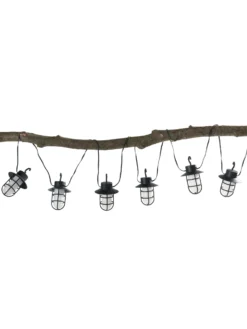 Lichterkette, Schwarz -Haushaltsgegenstände Geschäft Laternenkette Lichterkette Schwarz 200 per1