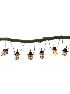 Lichterkette, Schwarz -Haushaltsgegenstände Geschäft Laternenkette Lichterkette Schwarz 200 per2