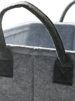 Korb, Grau -Haushaltsgegenstände Geschäft LaundrySmile Korb Grau 30x40x50 lup2