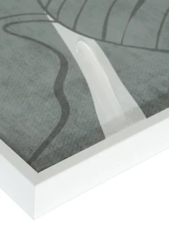 Leinwand-Druck-handbemalt, Graugrün -Haushaltsgegenstände Geschäft Leavea Druckgerahmt Gruen Graugruen 50x70 lup2