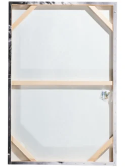 Leinwand-Druck-handbemalt, Grau -Haushaltsgegenstände Geschäft LeopardWatch LeinwandDruck Grau 60x90 ruk1