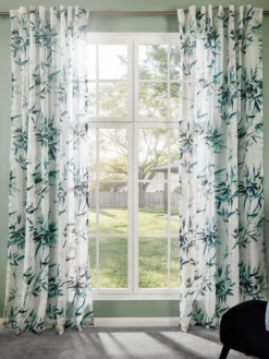 Vorhang Mit Gardinenband, Jade