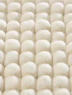 Topfuntersetzer, White -Haushaltsgegenstände Geschäft Liesta Filzkugel Untersetzer weiss White lup