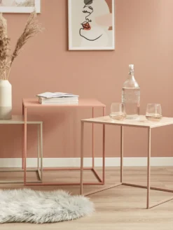 Tisch, Rosa -Haushaltsgegenstände Geschäft Liona Tisch Set mil