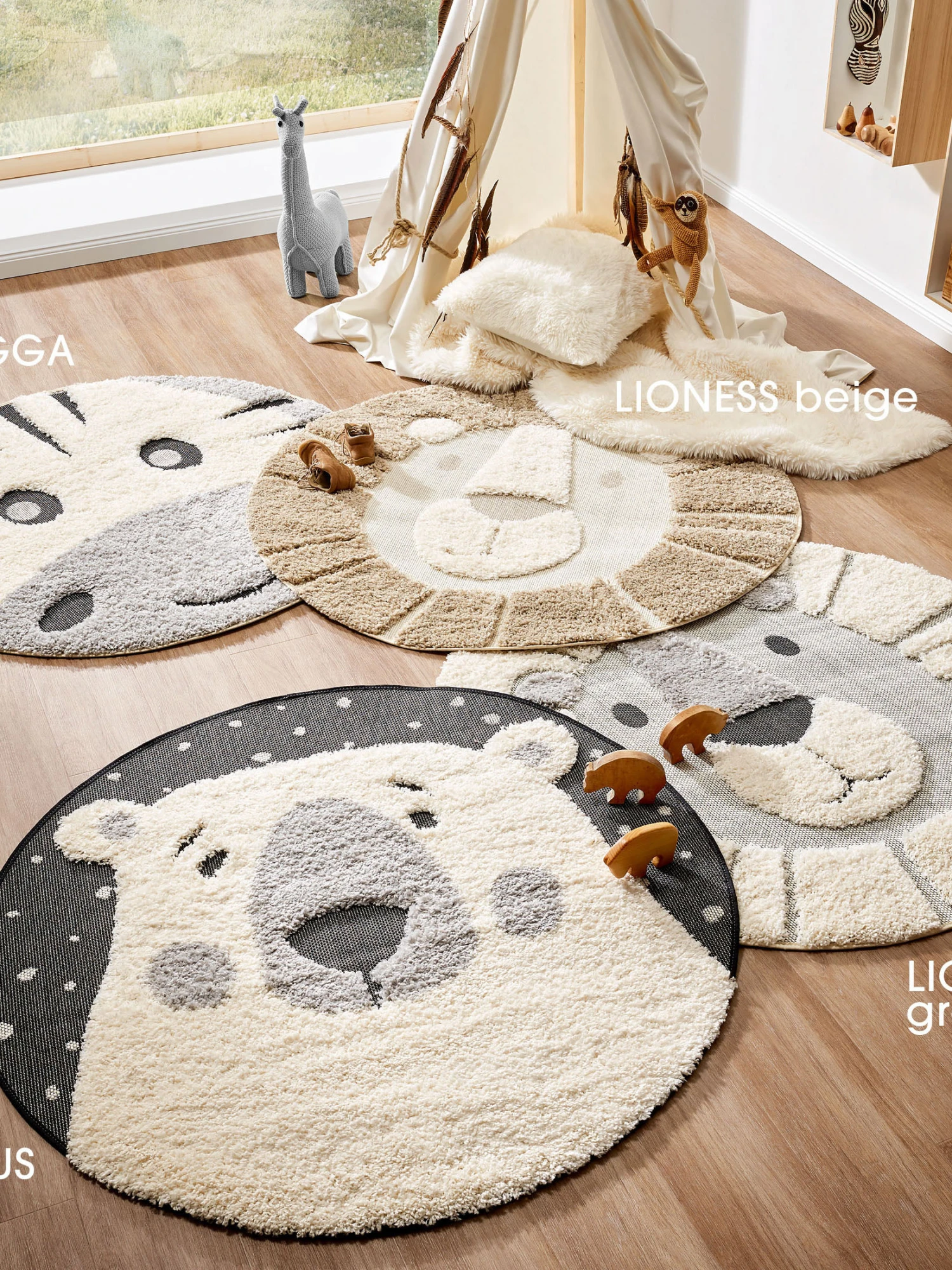 Kinder-Teppich, Beige 2 Kinder-Teppich, Beige – Bild 2
