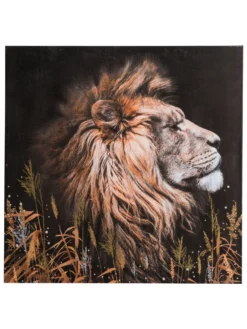 Leinwand Druck, Braun