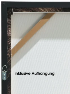 Leinwand-Druck-gerahmt, Braun -Haushaltsgegenstände Geschäft Loewenkoenig Druckgerahmt Braun 50x70 ruk