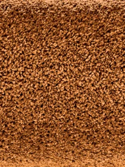 Hochflor-Teppich, Cognac -Haushaltsgegenstände Geschäft Lounge Langflorteppich Terracotta Cognac 200x200 lup