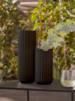 Deko-Vase, Schwarz