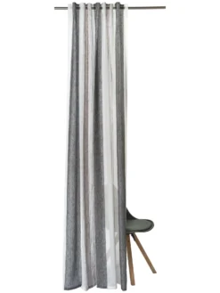 Vorhang Mit Gardinenband, Anthrazit -Haushaltsgegenstände Geschäft Malena Gardine VerdeckteSchlaufe Grau Anthrazit 140x245 pla2