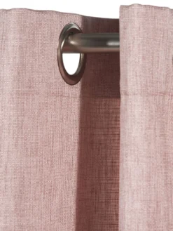 Ösenschal, Rose 8 Ösenschal, Rose -Haushaltsgegenstände Geschäft Malia Gardine Oesenschal Rosa Rose 140x245 lup1