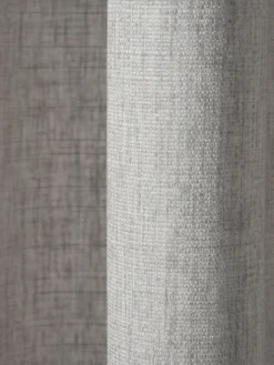 Ösenschal, Silber 11 Ösenschal, Silber -Haushaltsgegenstände Geschäft Malia Gardine Oesenschal hellgrau Silber 140x245 lup2