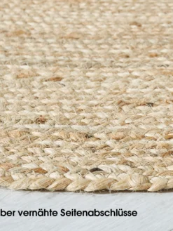 Jute-Teppich, Hellbeige 10 Jute-Teppich, Hellbeige -Haushaltsgegenstände Geschäft Manacor Juteteppich beige dunkelbeige rund lup3