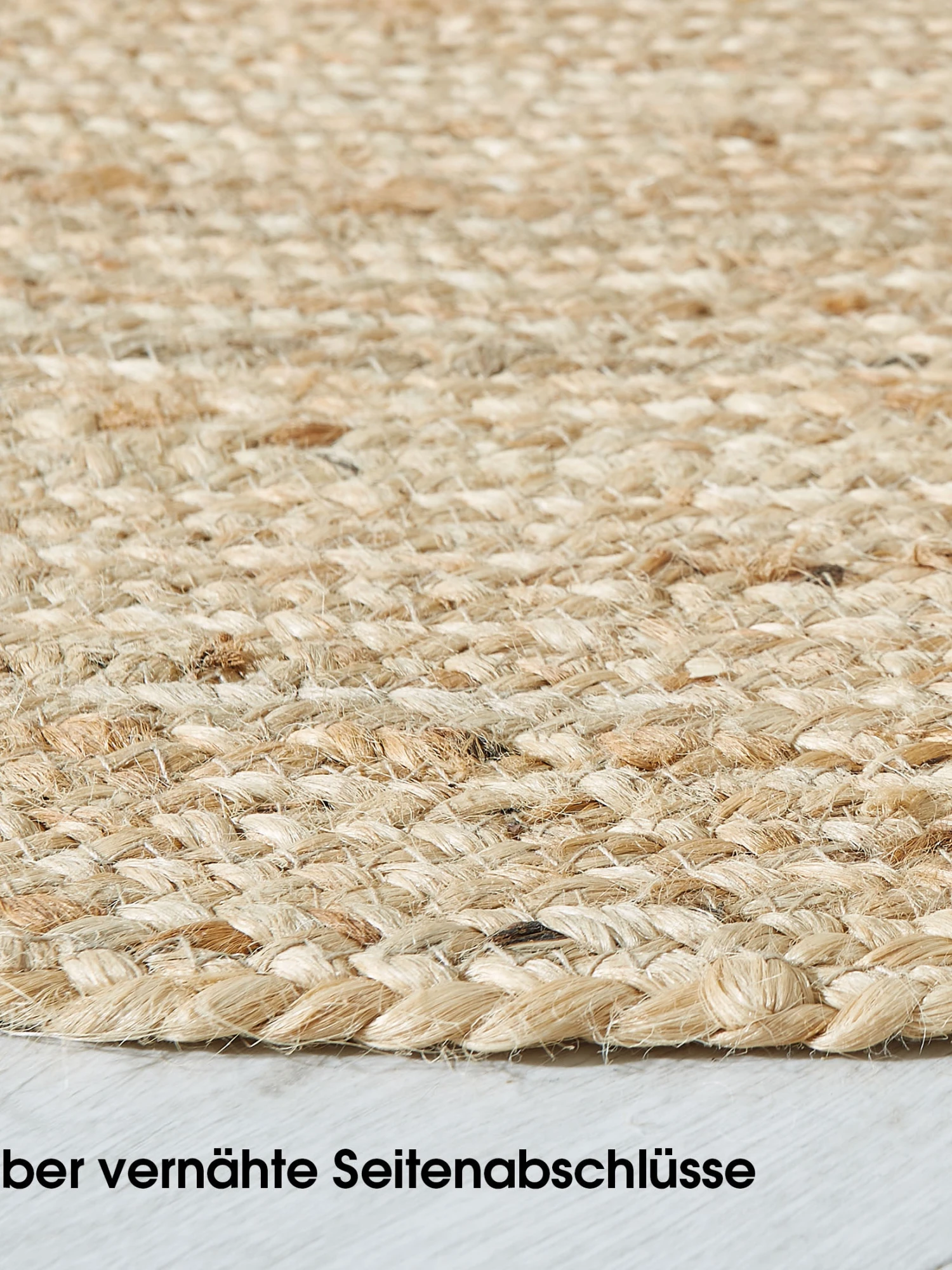 Jute-Teppich, Hellbeige 5 Jute-Teppich, Hellbeige – Bild 5
