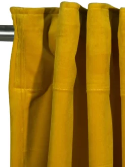 Vorhang Mit Gardinenband, Senf -Haushaltsgegenstände Geschäft Marilana Gardine verdeckteSchlaufe Gelb Senf 140x245 lup1