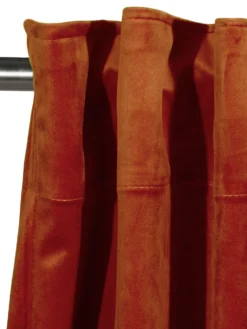 Vorhang Mit Gardinenband, Kupfer -Haushaltsgegenstände Geschäft Marilana Gardine verdeckteSchlaufe Orange Kupfer 140x245 lup1