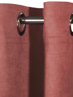 Ösenschal, Mediterranean -Haushaltsgegenstände Geschäft Milla Gardine Oesenschal Rosa Mediterran 140x245 lup1