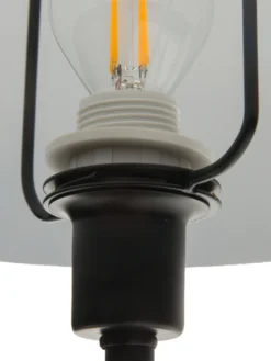 Tischleuchte, Black -Haushaltsgegenstände Geschäft Minimalist Tischleuchte Schwarz Black 25x25x44 lup1