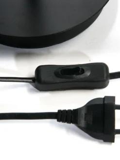 Tischleuchte, Black -Haushaltsgegenstände Geschäft Minimalist Tischleuchte Schwarz Black 25x25x44 lup2