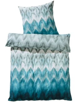 Renforcé-Bettwäsche, Petrol -Haushaltsgegenstände Geschäft Mirani Bettwaesche Blau Petrol 135x200 pla