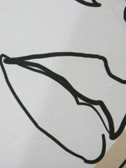 Leinwand-Druck-gerahmt, Weiss/Beige -Haushaltsgegenstände Geschäft Misuna Leinwandbild Weiss WeissBeige 50x70 lup