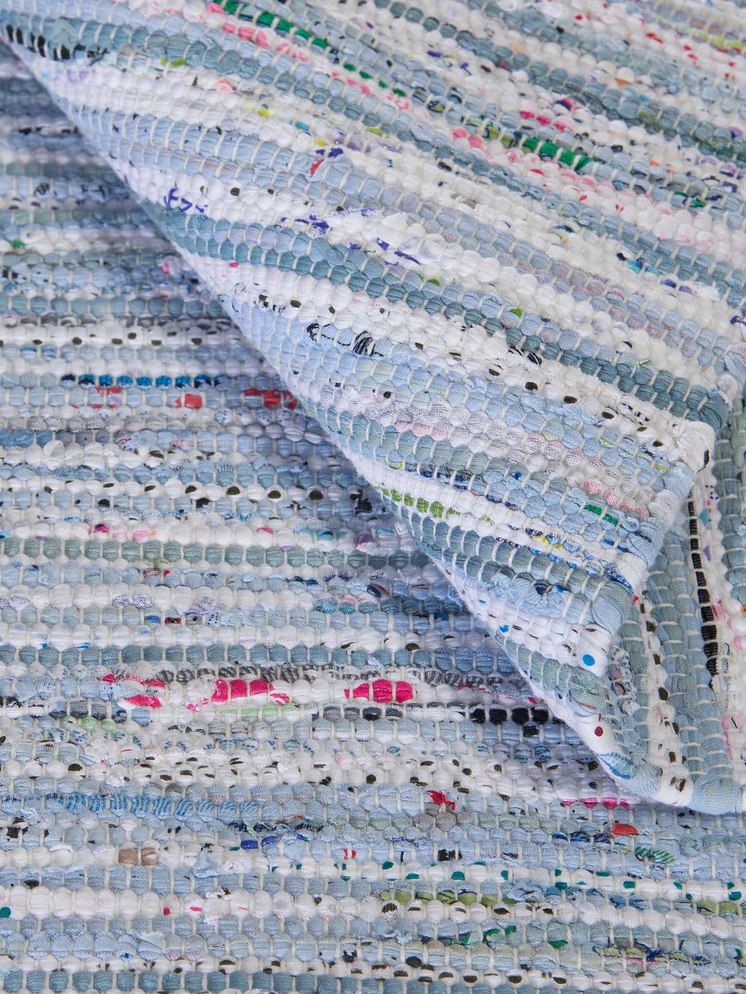 Fleckerl-Teppich, Blue Bay White 5 Fleckerl-Teppich, Blue Bay White – Bild 5