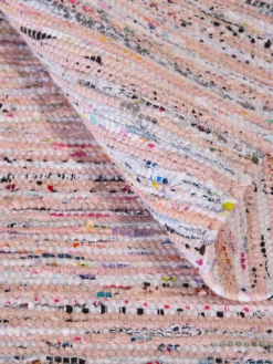 Fleckerl-Teppich, Rose 9 Fleckerl-Teppich, Rose -Haushaltsgegenstände Geschäft Moelndal FleckerlTeppich Hellrot Rose wel