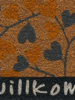 Fußmatte, Willkommen -Haushaltsgegenstände Geschäft MyGarden Fussmatte Braun Willkommen 40x60 lup