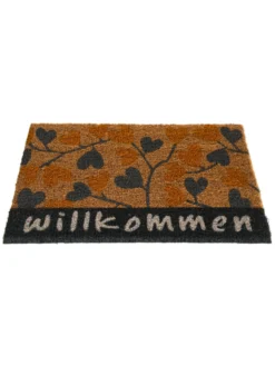 Fußmatte, Willkommen -Haushaltsgegenstände Geschäft MyGarden Fussmatte Braun Willkommen 40x60 per