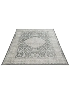 Vintage-Teppich, Grau/Rose -Haushaltsgegenstände Geschäft Nafar VintageTeppich Grau GrauRose 160x230 fper