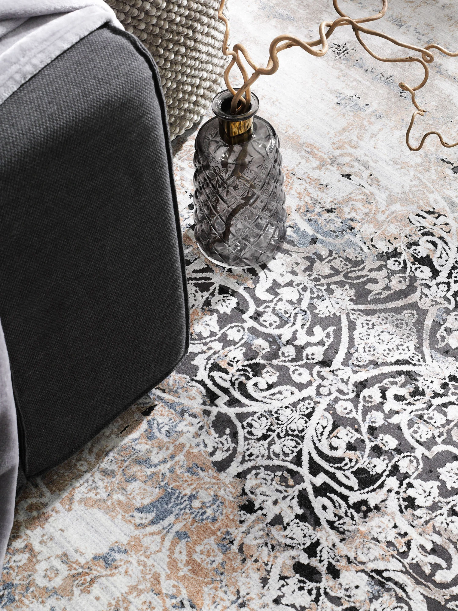 Vintage-Teppich, Vintage Black 2 Vintage-Teppich, Vintage Black – Bild 2