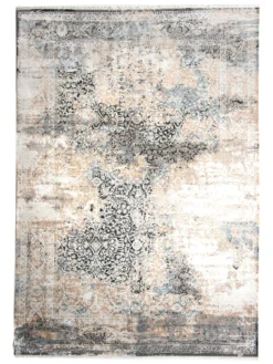 Vintage-Teppich, Vintage Black 10 Vintage-Teppich, Vintage Black -Haushaltsgegenstände Geschäft Neraida Vintageteppich grau schwarz 200x290 pla