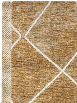 Moderner Teppich, Safran -Haushaltsgegenstände Geschäft Nikkala ModernerTeppich Gelb Safran 170x240 lup