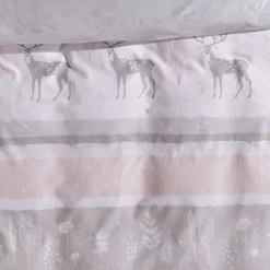 Bettwäsche, Grau/Rose -Haushaltsgegenstände Geschäft Nuuk Bettwaesche Rosa GrauRose 135x200 lup