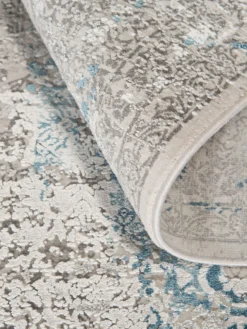 Vintage-Teppich, Rialto 7 Vintage-Teppich, Rialto -Haushaltsgegenstände Geschäft Olymp VintageTeppich Blau Rialto 80x150 wel