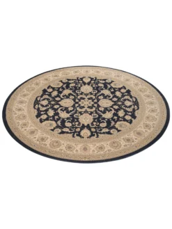 Orient-Teppich, Blau -Haushaltsgegenstände Geschäft Onyx Klassischweb Blau 200rund fper