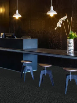 Schlingen-Teppichboden, Schwarz