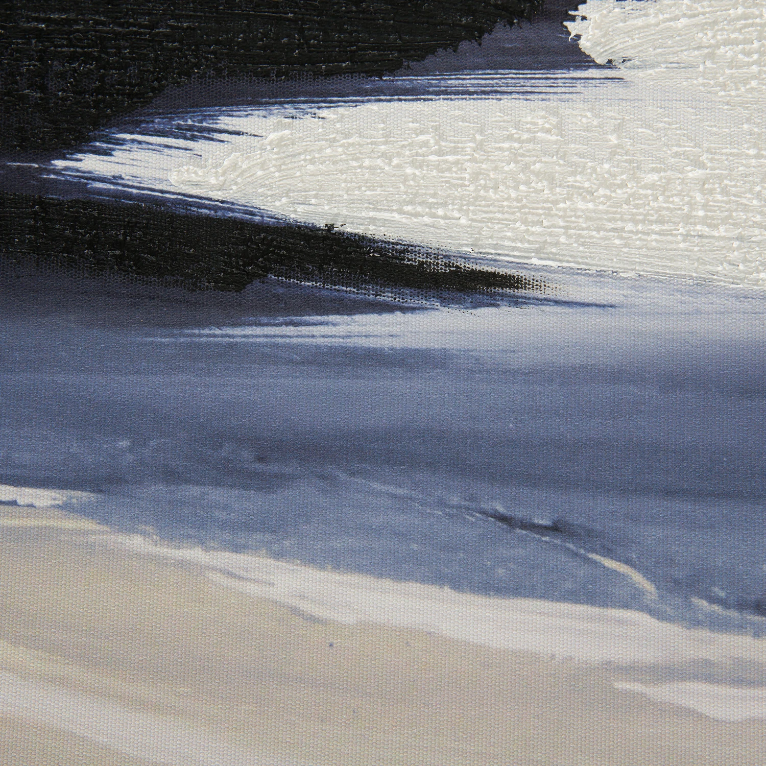 Leinwand-Druck-handbemalt, Blau 3 Leinwand-Druck-handbemalt, Blau – Bild 3