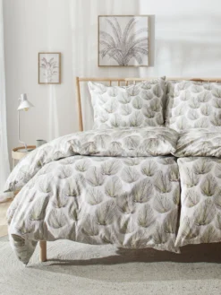 Renforcé-Bettwäsche, Khaki