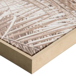 Leinwand-Druck-gerahmt, Beige -Haushaltsgegenstände Geschäft Palmela Druckgerahmt Braun Beige 80x120 lup2