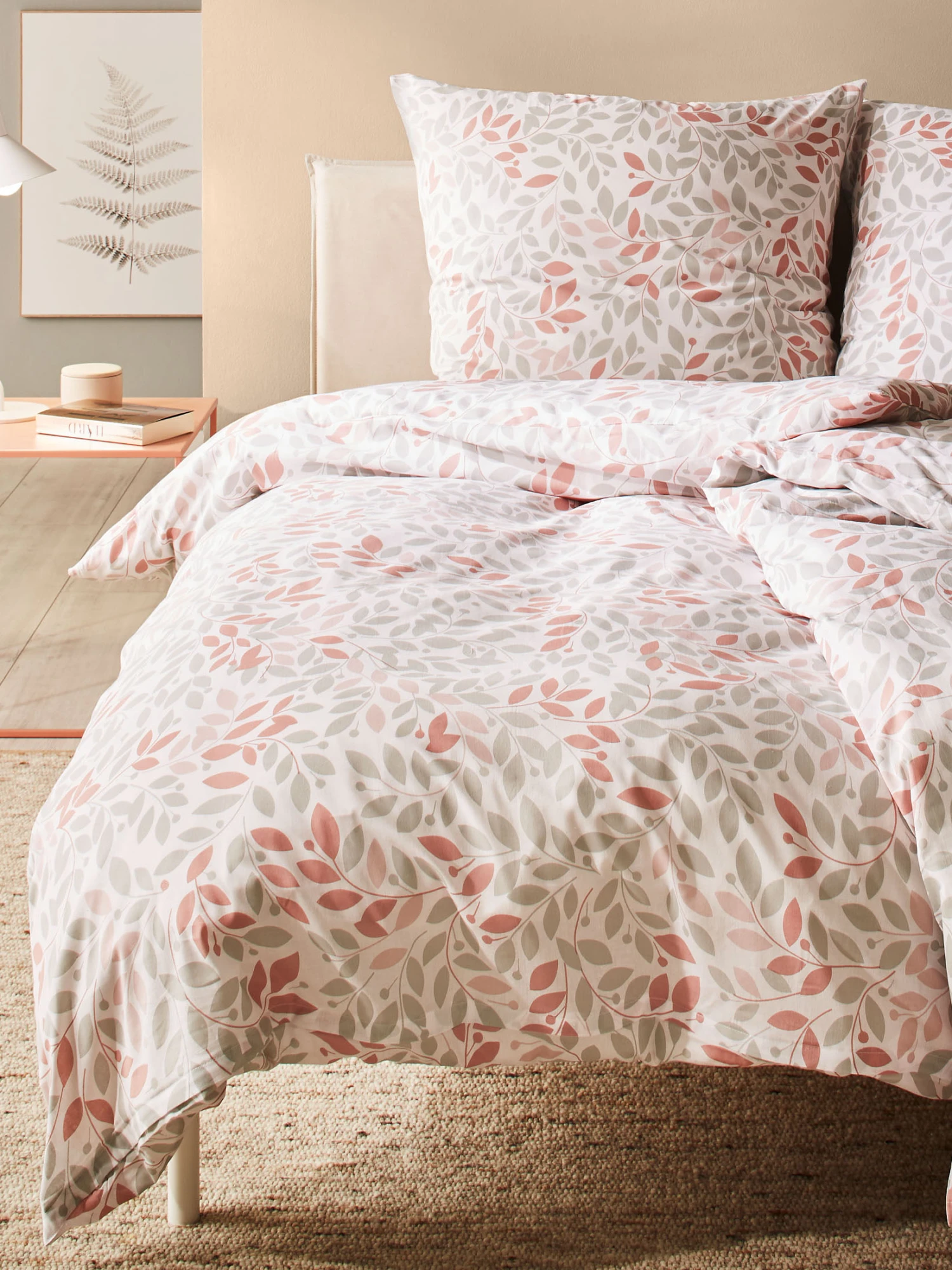 Renforcé-Bettwäsche, Altrosa 1 Renforcé-Bettwäsche, Altrosa