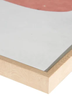 Druck Gerahmt, Orange/Weiss -Haushaltsgegenstände Geschäft Polly Druckgerahmt Orange OrangeWeiss 63x63 lup2