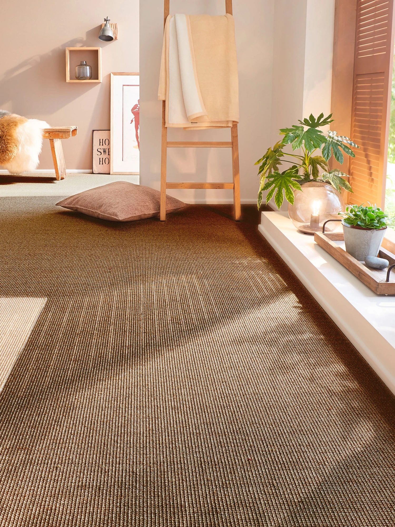 Naturfaser-Teppichboden, Mocca 18 1 Naturfaser-Teppichboden, Mocca 18