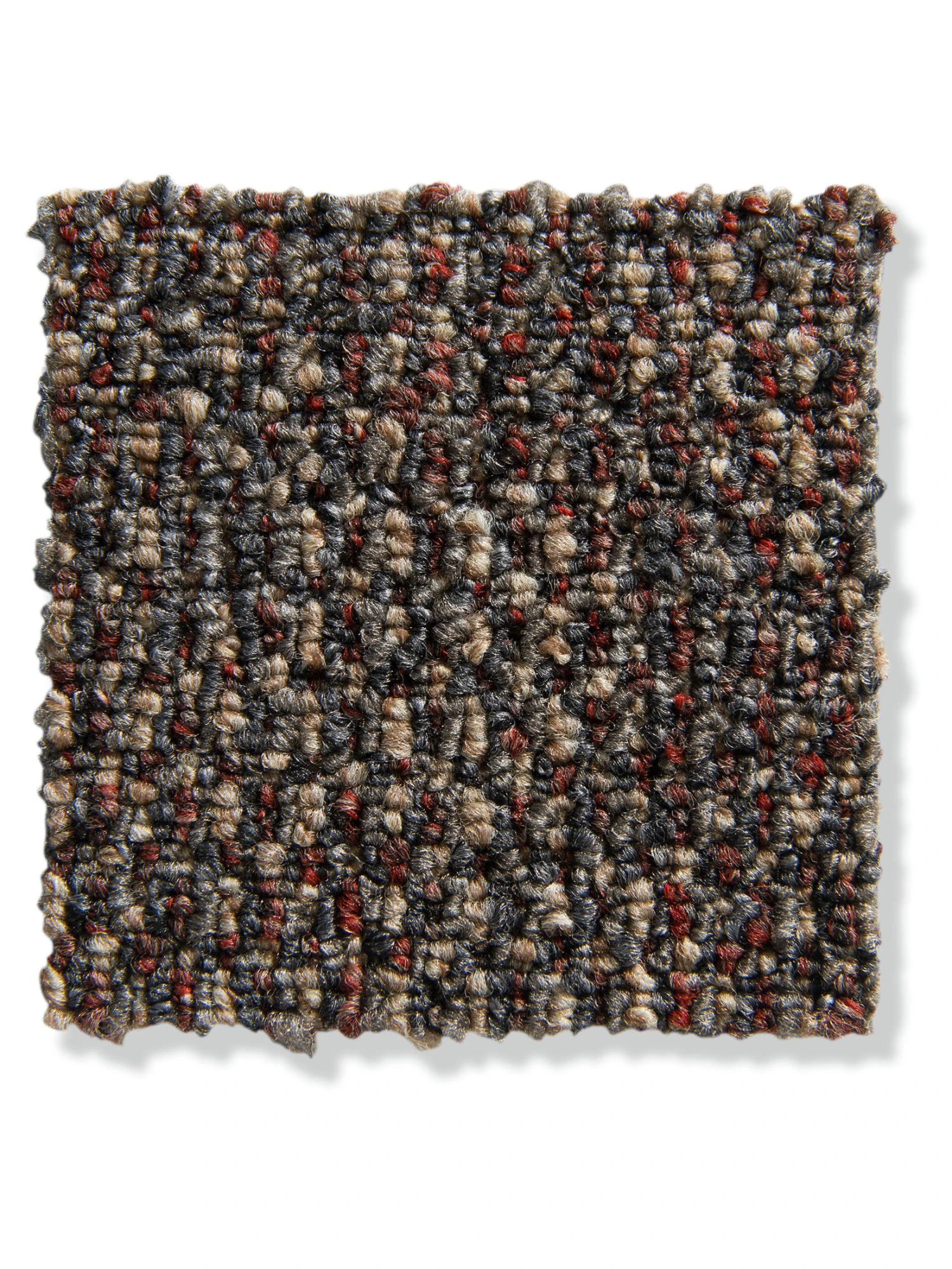 Teppichbodenfliese, Rotbeige 1 Teppichbodenfliese, Rotbeige