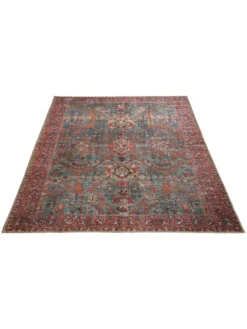 Vintage-Teppich, Dunkelrot -Haushaltsgegenstände Geschäft Ranishwar VintageTeppich Mehrfarbig Dunkelrot 152x230 fper